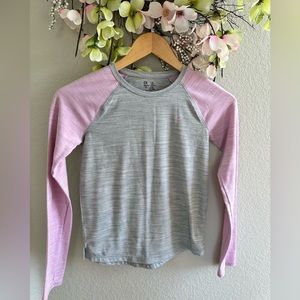 Gap Fit girls long sleeve athletic top, size 8-9